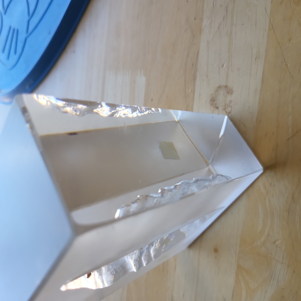 Kristulus Lead Crystal Mountain Range Paperweight - Picture 7 of 12